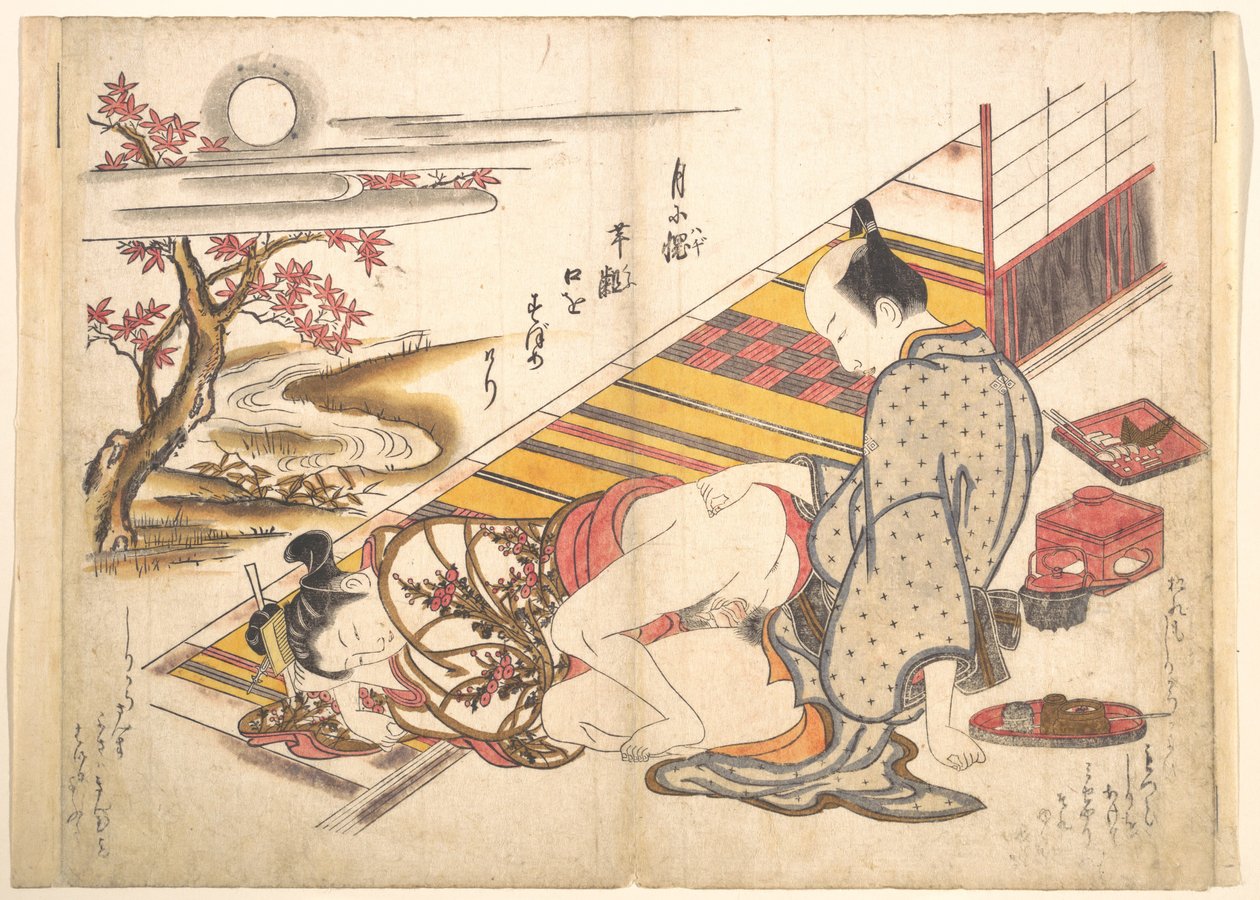 Schlafzimmerszene von Okumura Masanobu