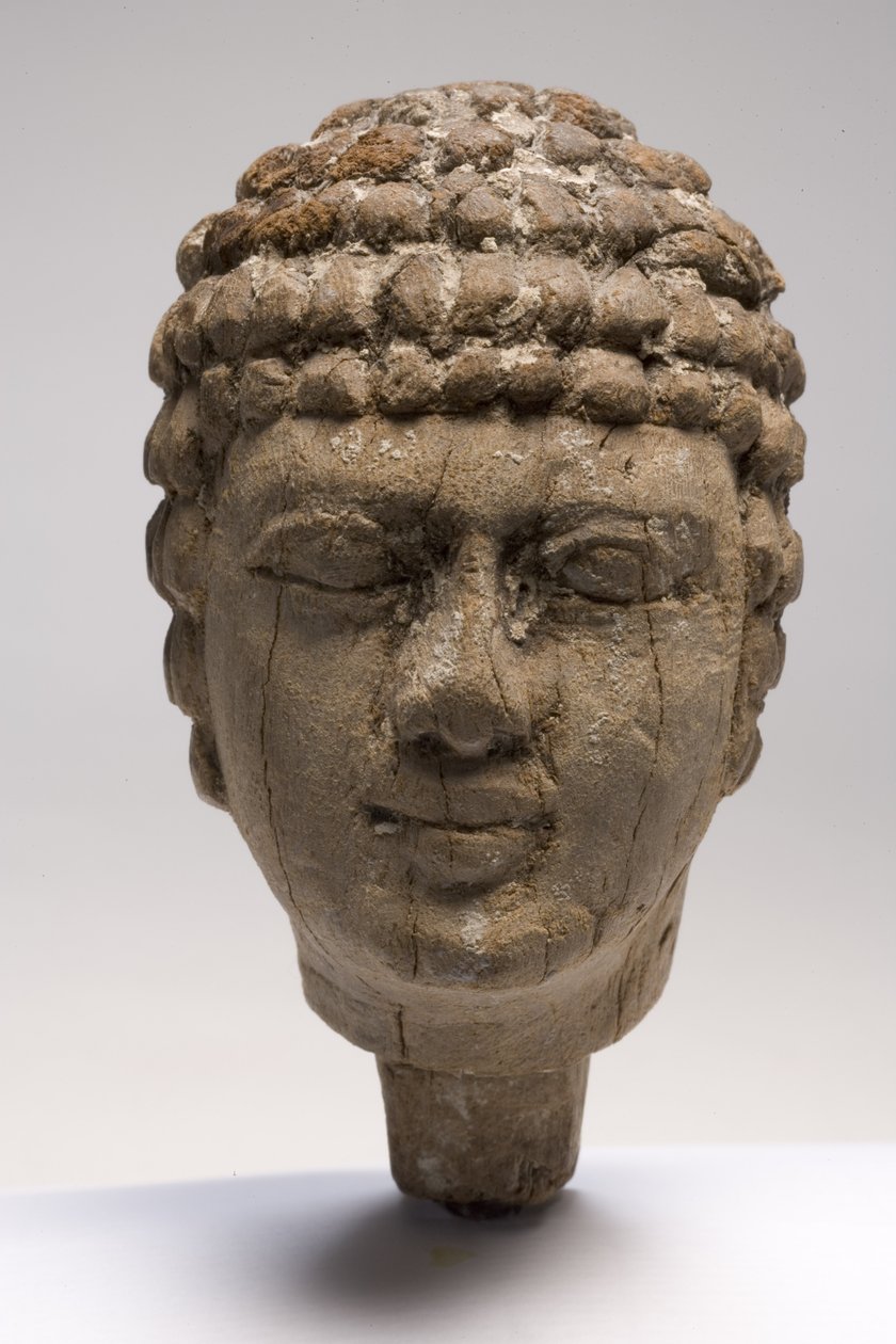 Kopf eines Mannes (Holz) von Old Kingdom Egyptian