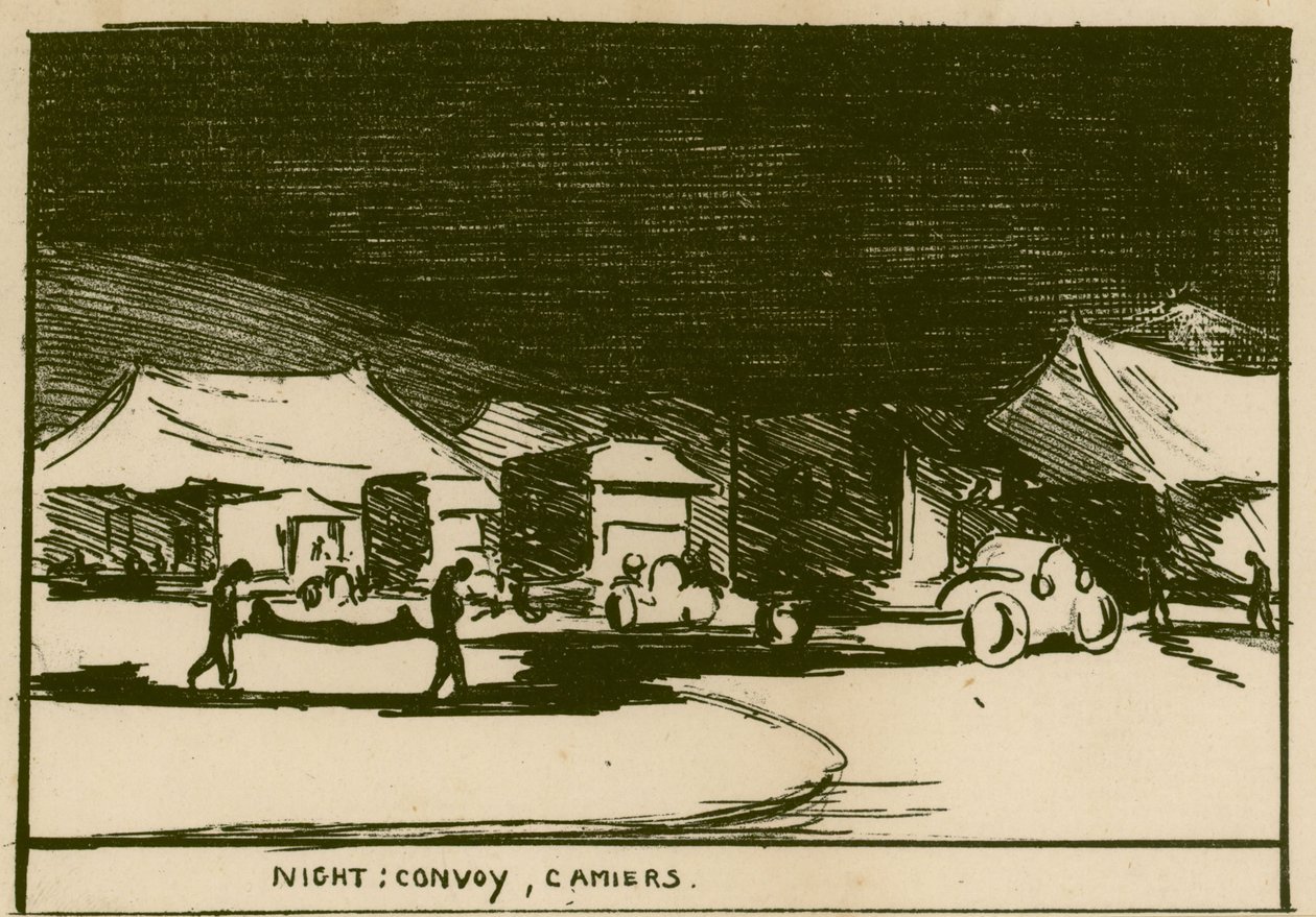 Nacht: Konvoi, Camiers von Olive Mudie Cooke