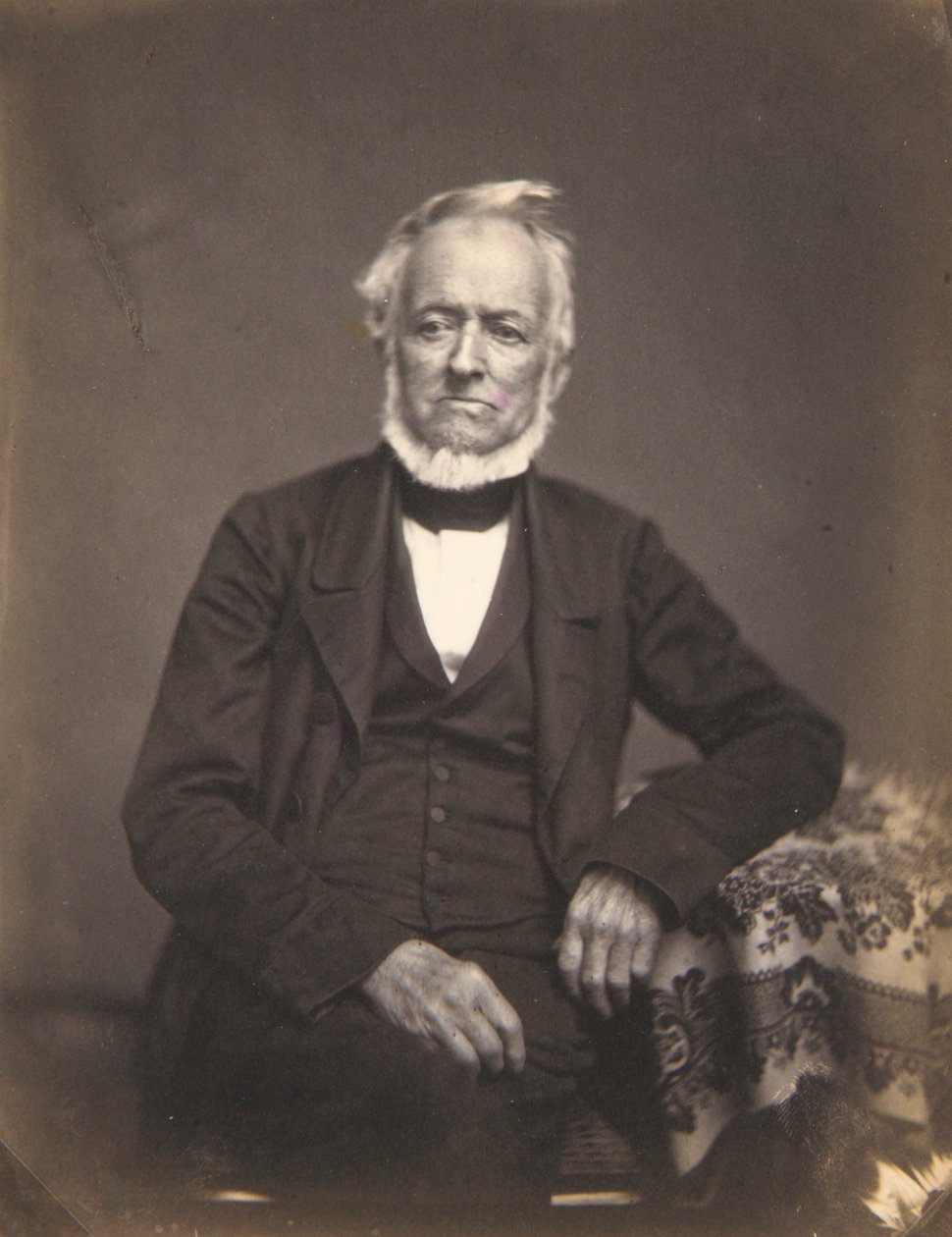 Porträt eines Herrn mit weißen Haaren von Oliver H. Willard