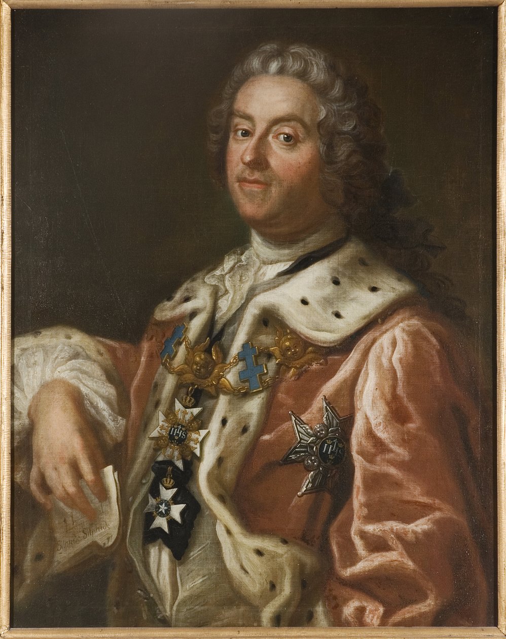 Porträt von Carl Gustaf Tessin von Olof Arenius