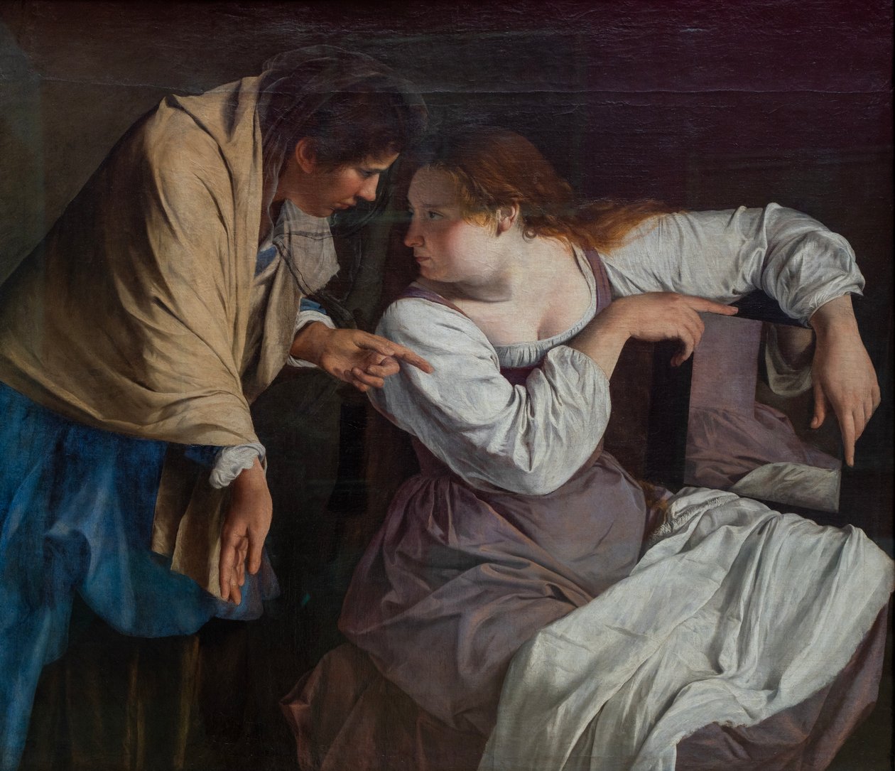 Martha tadelt ihre Schwester Maria von Orazio Gentileschi
