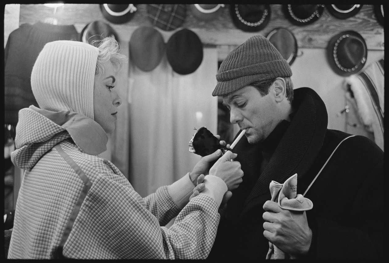 Janet Leigh und Tony Curtis bei den Winterspielen, Squaw Valley, Kalifornien von Orlando Suero