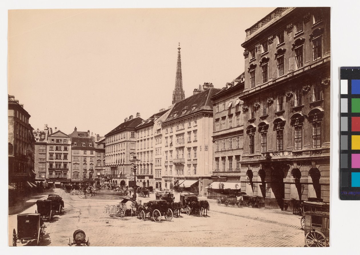1., Neuer Markt - Blick auf den Stephansdom von Oscar Kramer