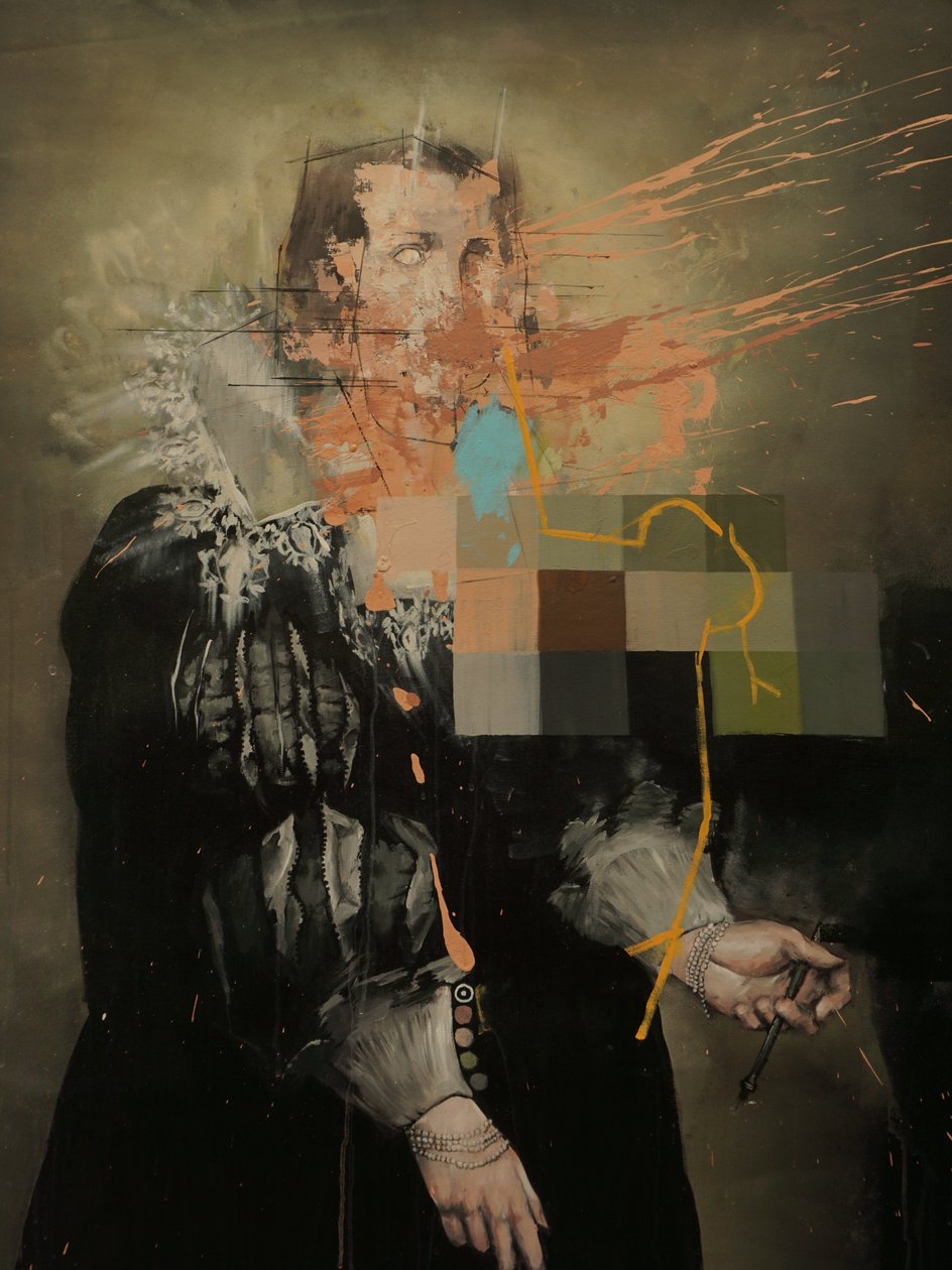 Gelbe Linie, 2019 von Oscar Nin