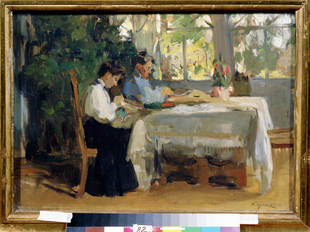 In der Veranda von Osip Emmanuilovich Braz