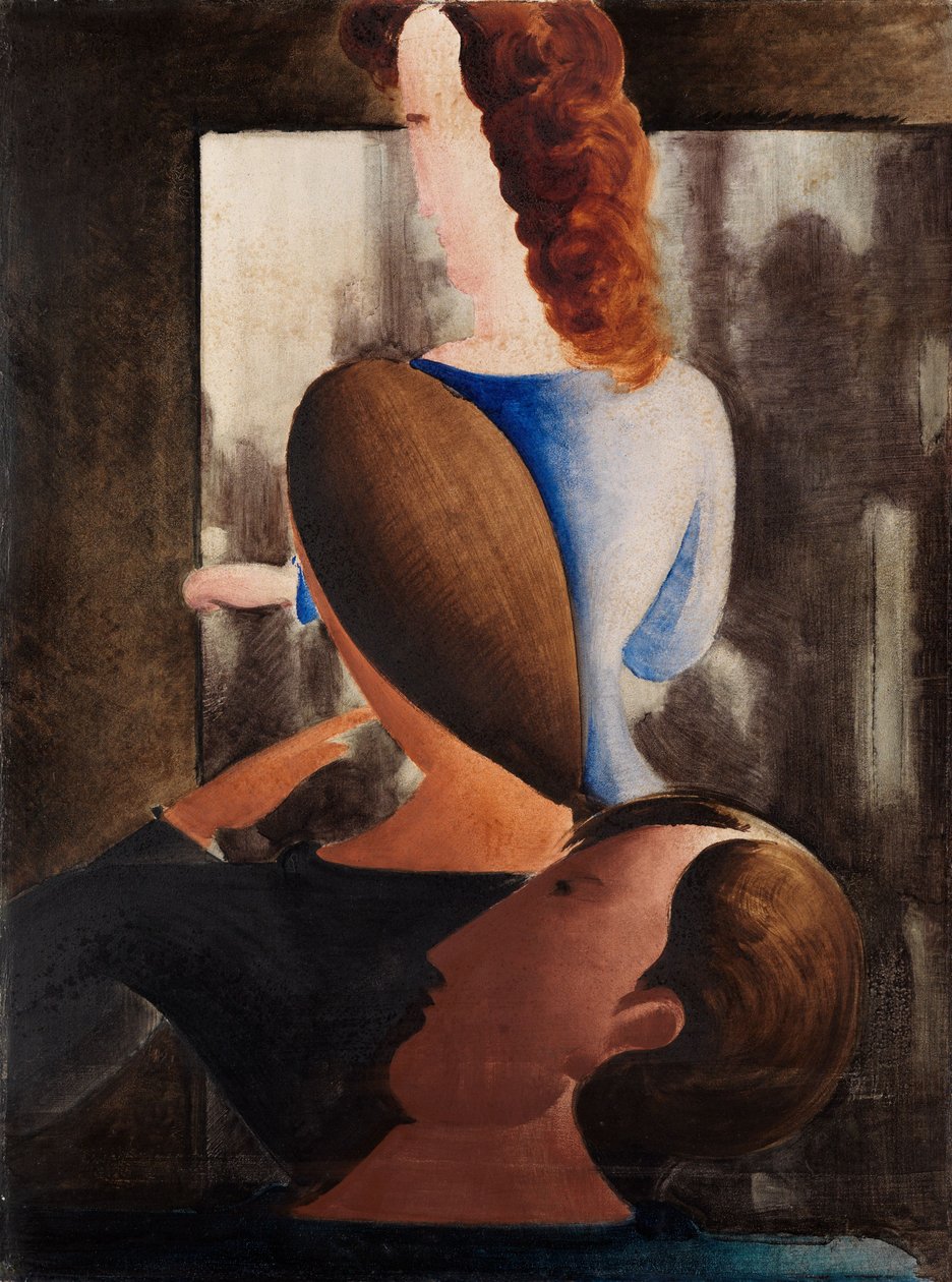 Drei vor Schatten von Oskar Schlemmer