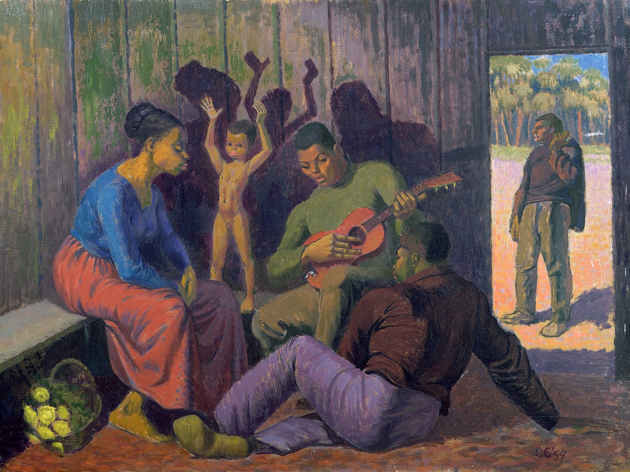 Schwarze Menschen Spiritual, 1959 von Osmund Caine
