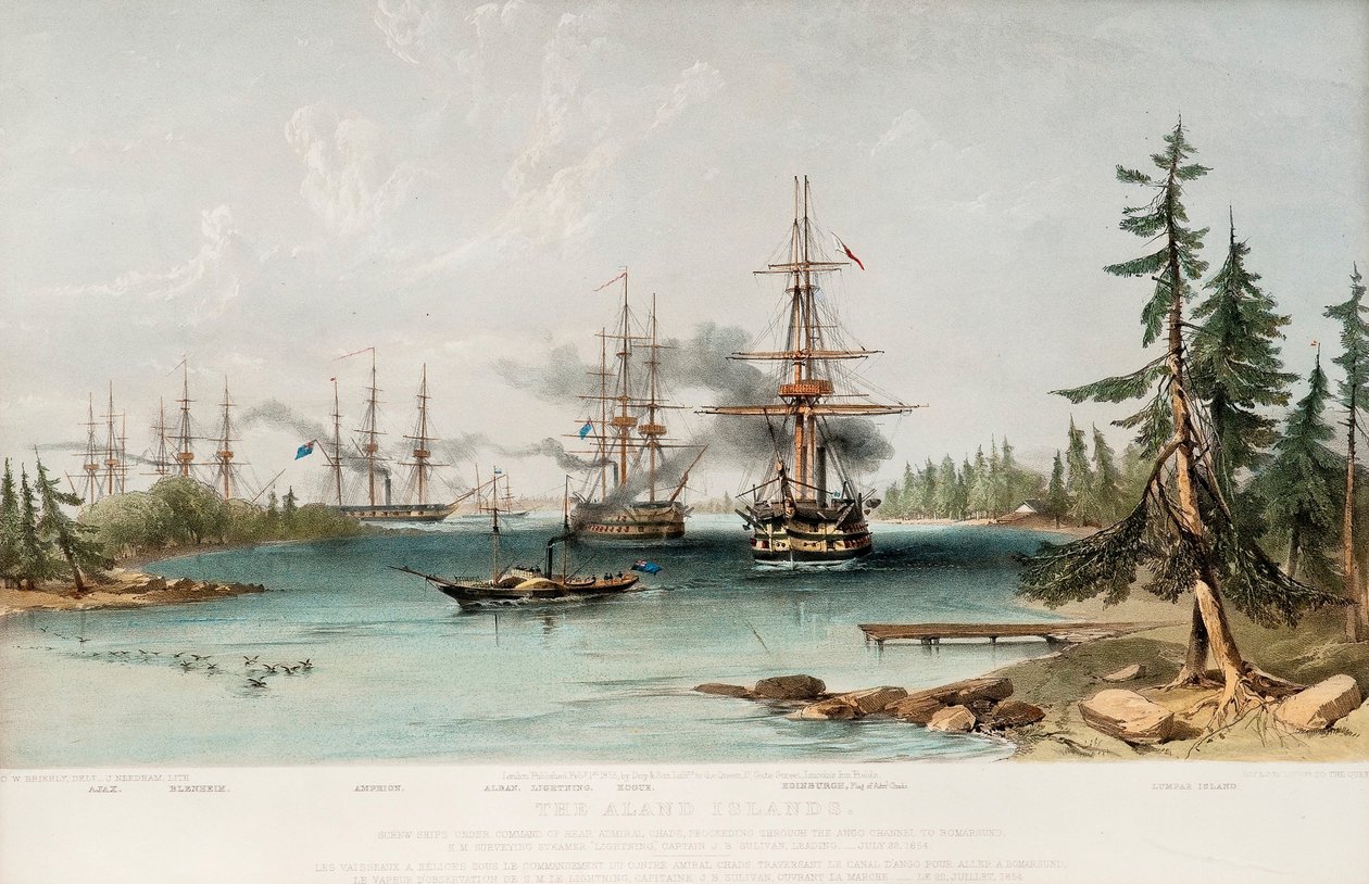 Die Åland-Inseln am 22. Juli 1854, 1855 von Oswald Walters Brierly