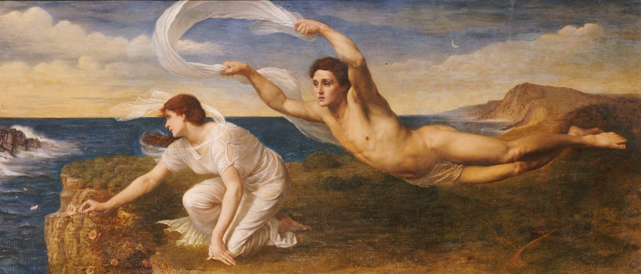 Boreas und Orithyia von Oswald von Glehn