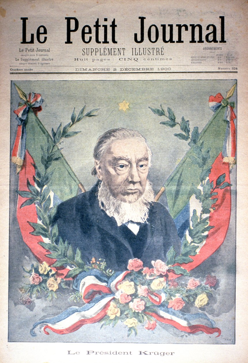 Präsident Kruger, Titelseite von 