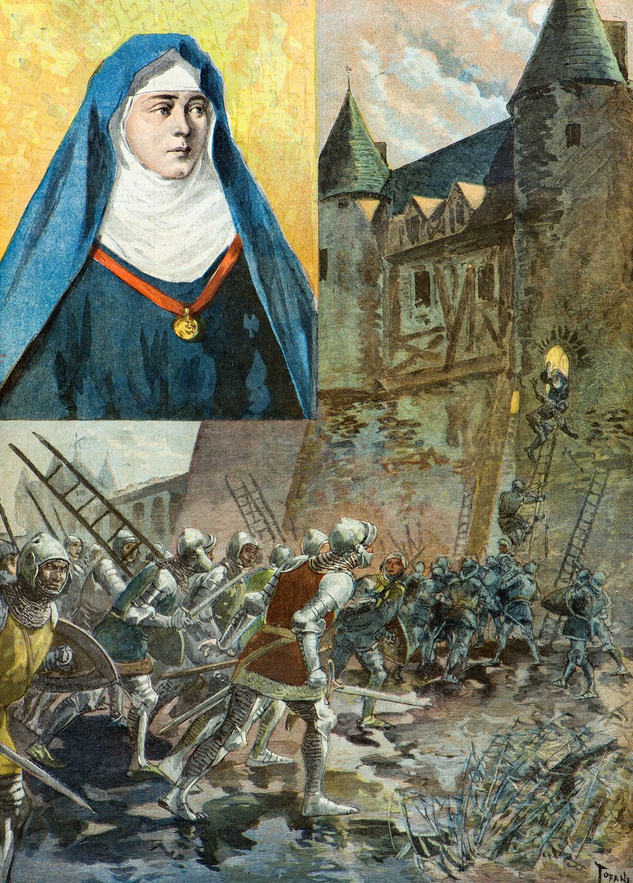 Die Benediktinerin Julienne Duguesclin von Oswaldo Tofani