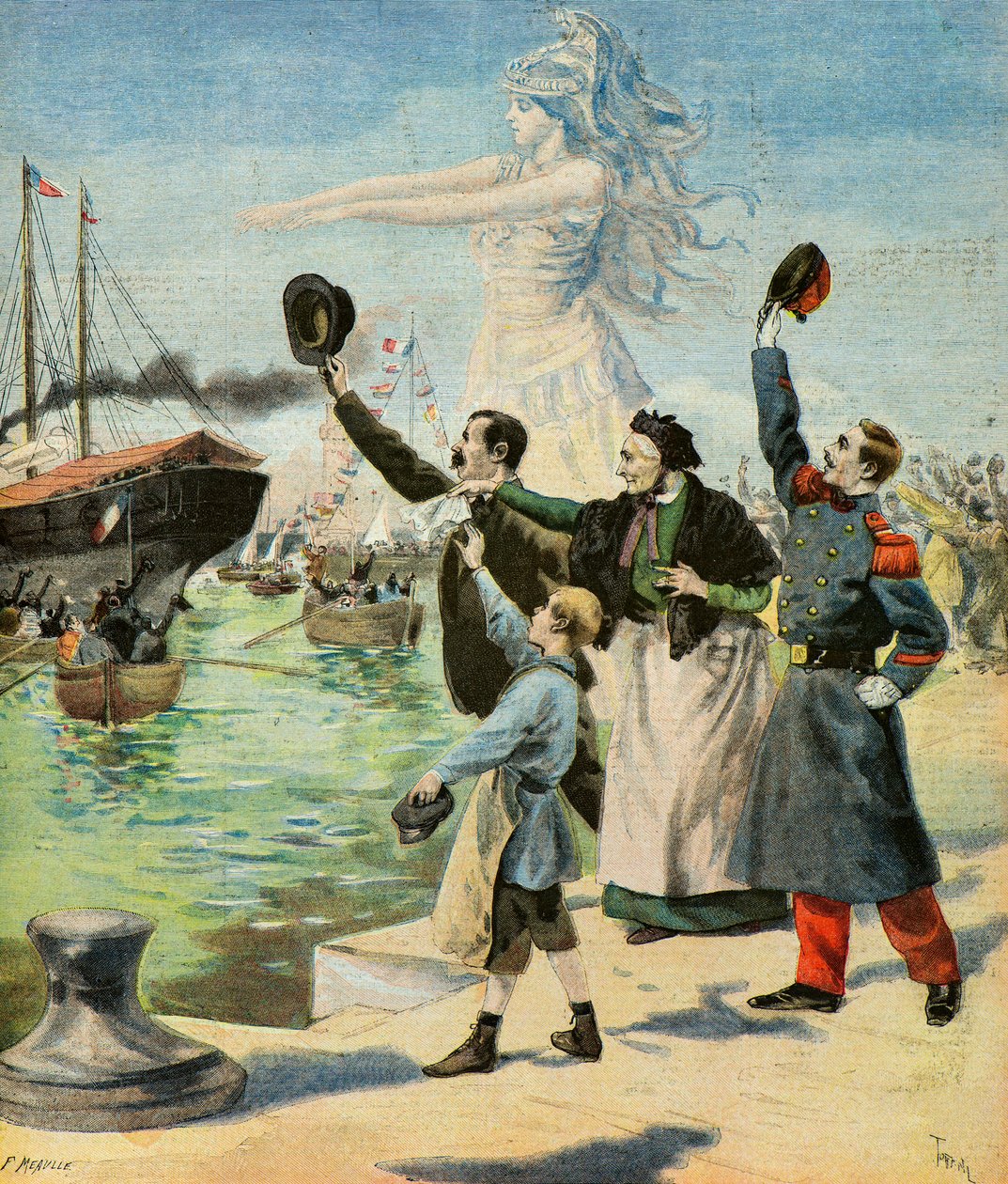 Die Abreise des Expeditionskorps von Oswaldo Tofani