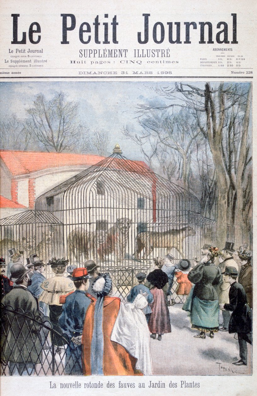 Das neue Wildkatzenhaus im Jardin des Plantes, Paris von Oswaldo Tofani