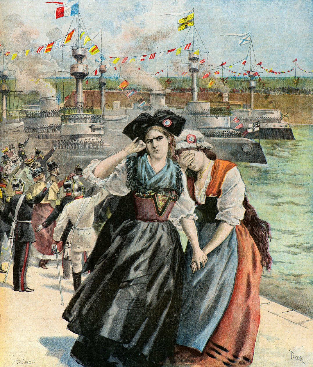 Einweihung des Nord-Ostsee-Kanals von Oswaldo Tofani