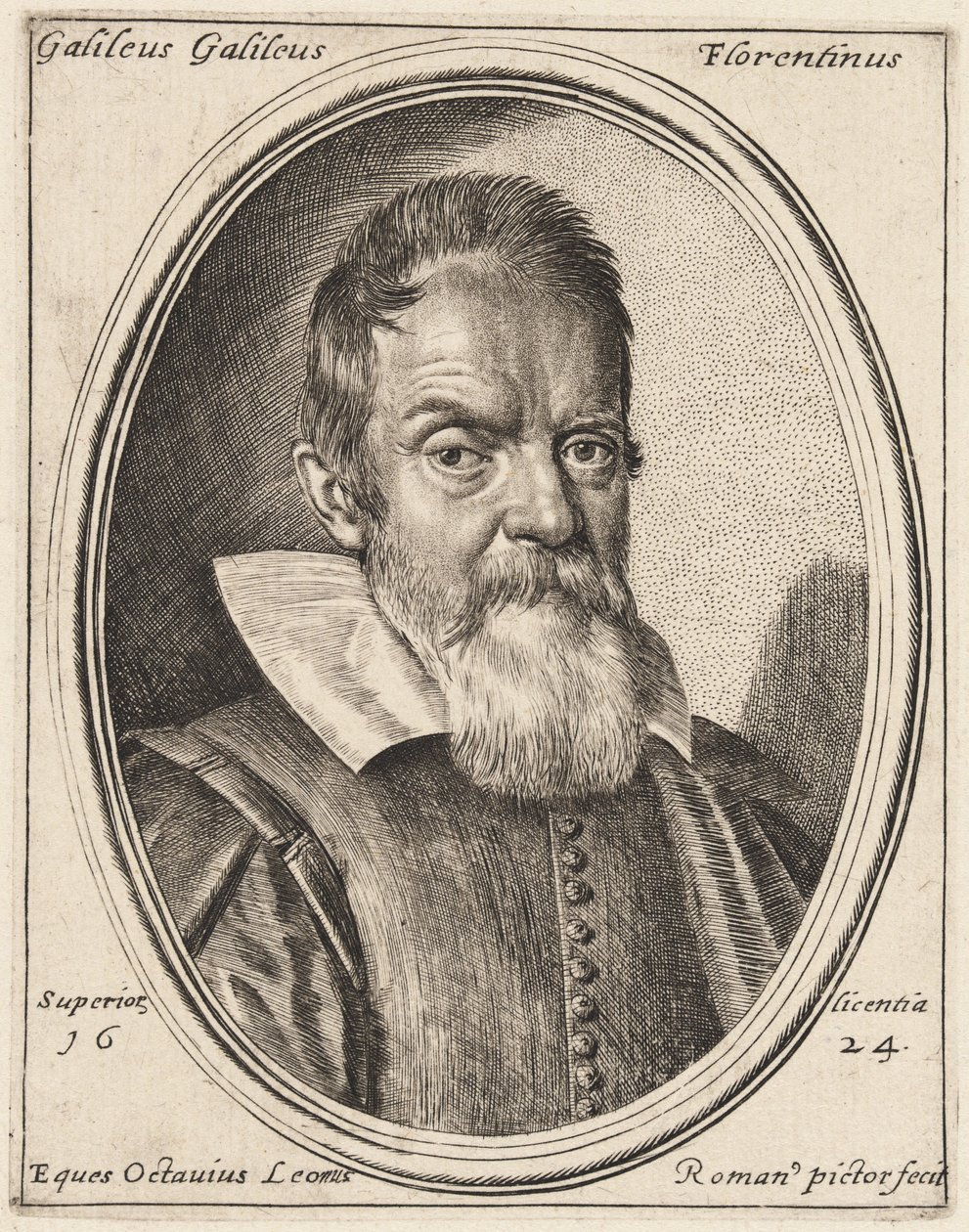 Galileo Galilei von Ottavio Leoni