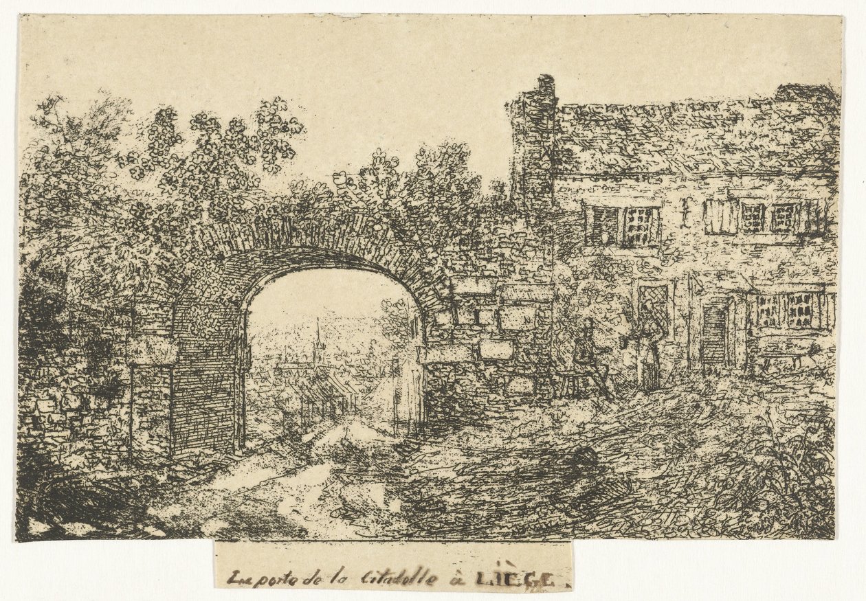 Zitadellentor in Lüttich von Otto Baron Howen
