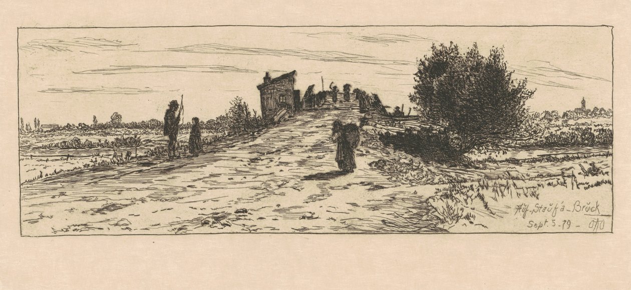 Auß Staßá Brück von Otto Henry Bacher