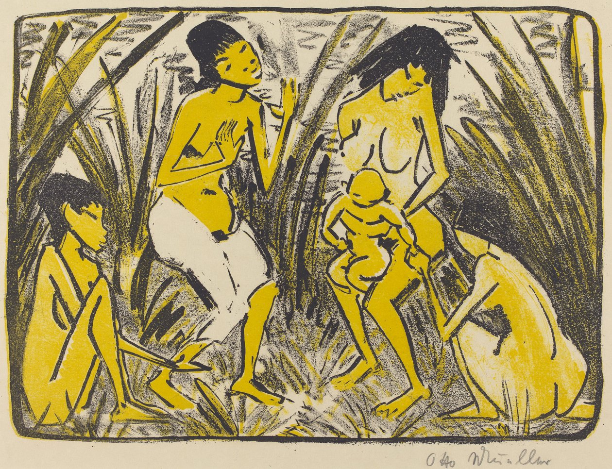 Auffindung des Moses, ca. 1920 von Otto Mueller