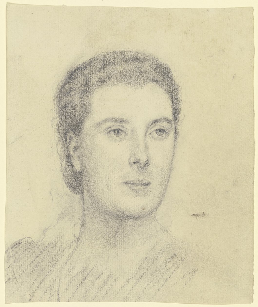 Bildnis einer Dame (Margret Freebody?) von Otto Scholderer