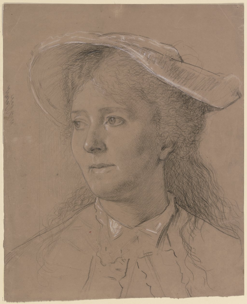 Porträt von Luise Scholderer von Otto Scholderer
