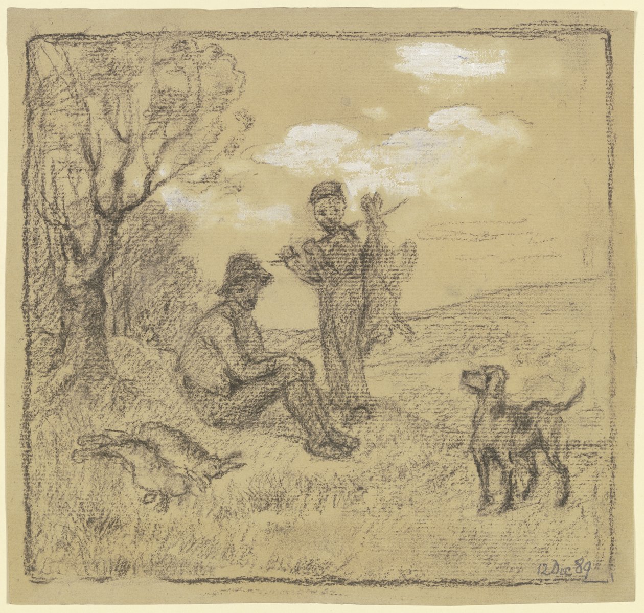 Der junge Wilderer von Otto Scholderer