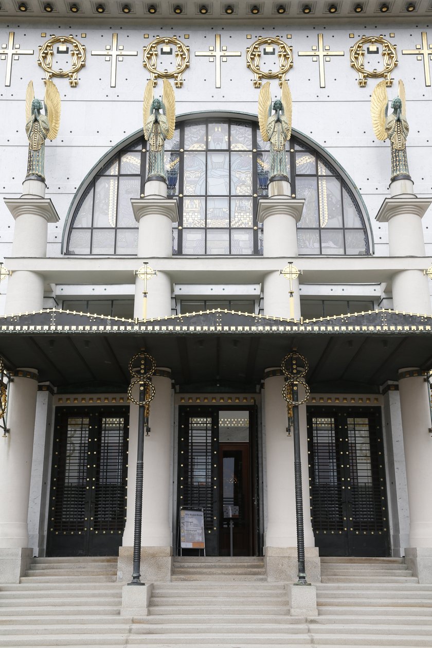 Am Steinhof Kirche (Kirche Leopold) entworfen von Otto Wagner, Wien, Österreich von Otto Wagner