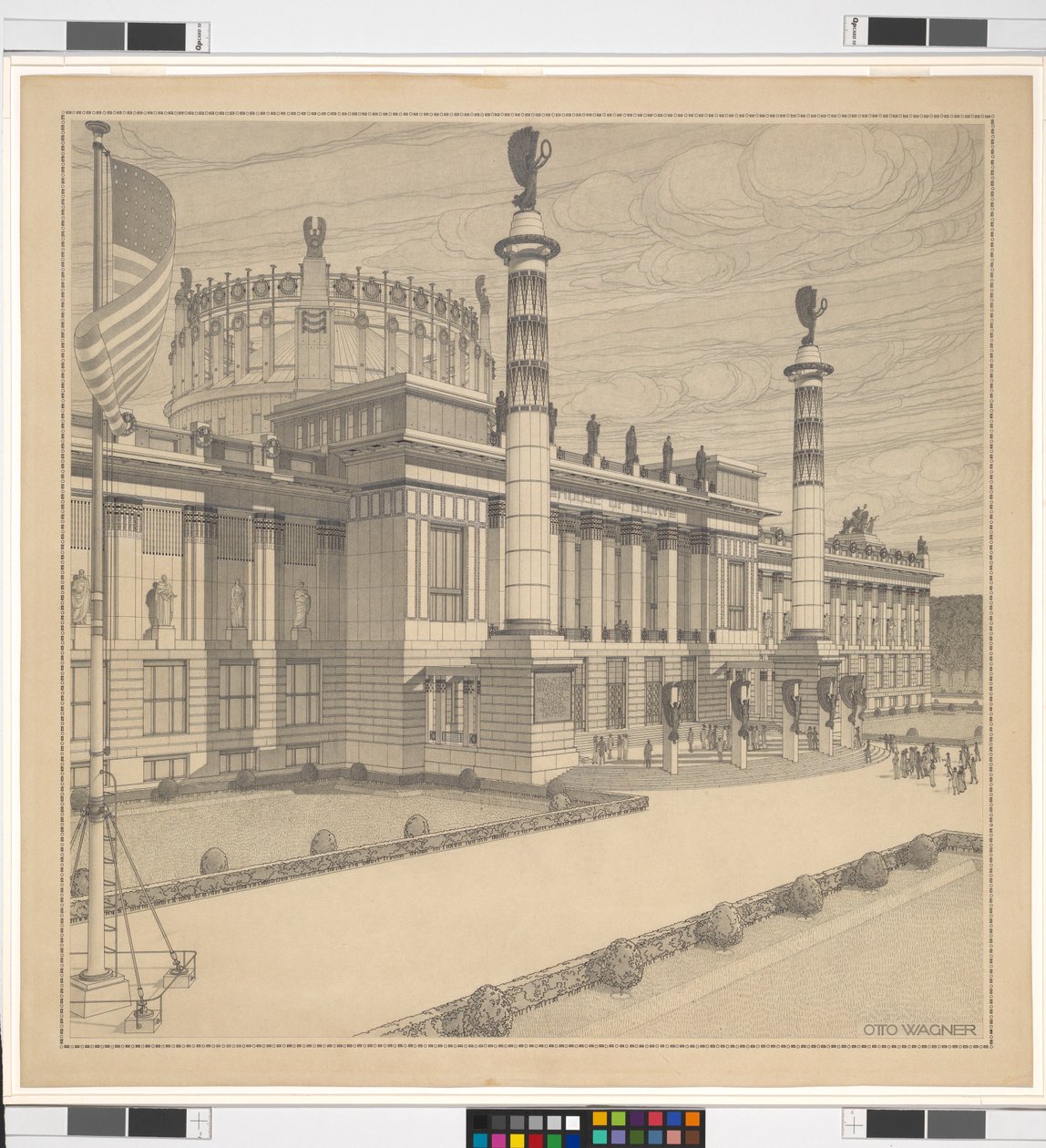 Haus der Herrlichkeit (San Francisco oder Washington D.C.), Perspektive von Otto Wagner
