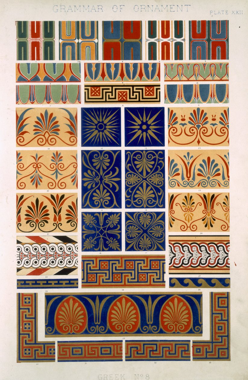 Griechisch Nr. 8, Tafel XXII, aus 