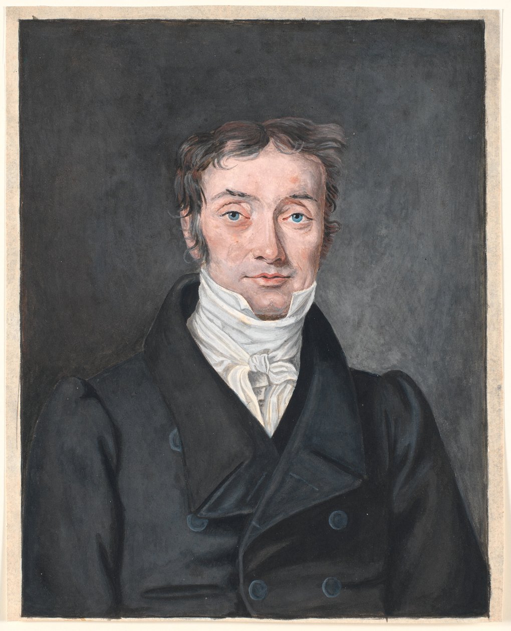 Porträt des Lehrers Hans Jensen Visby (1777-1870), aus Aagerup, Ramløse Gemeinde von P.C. Skovgaard