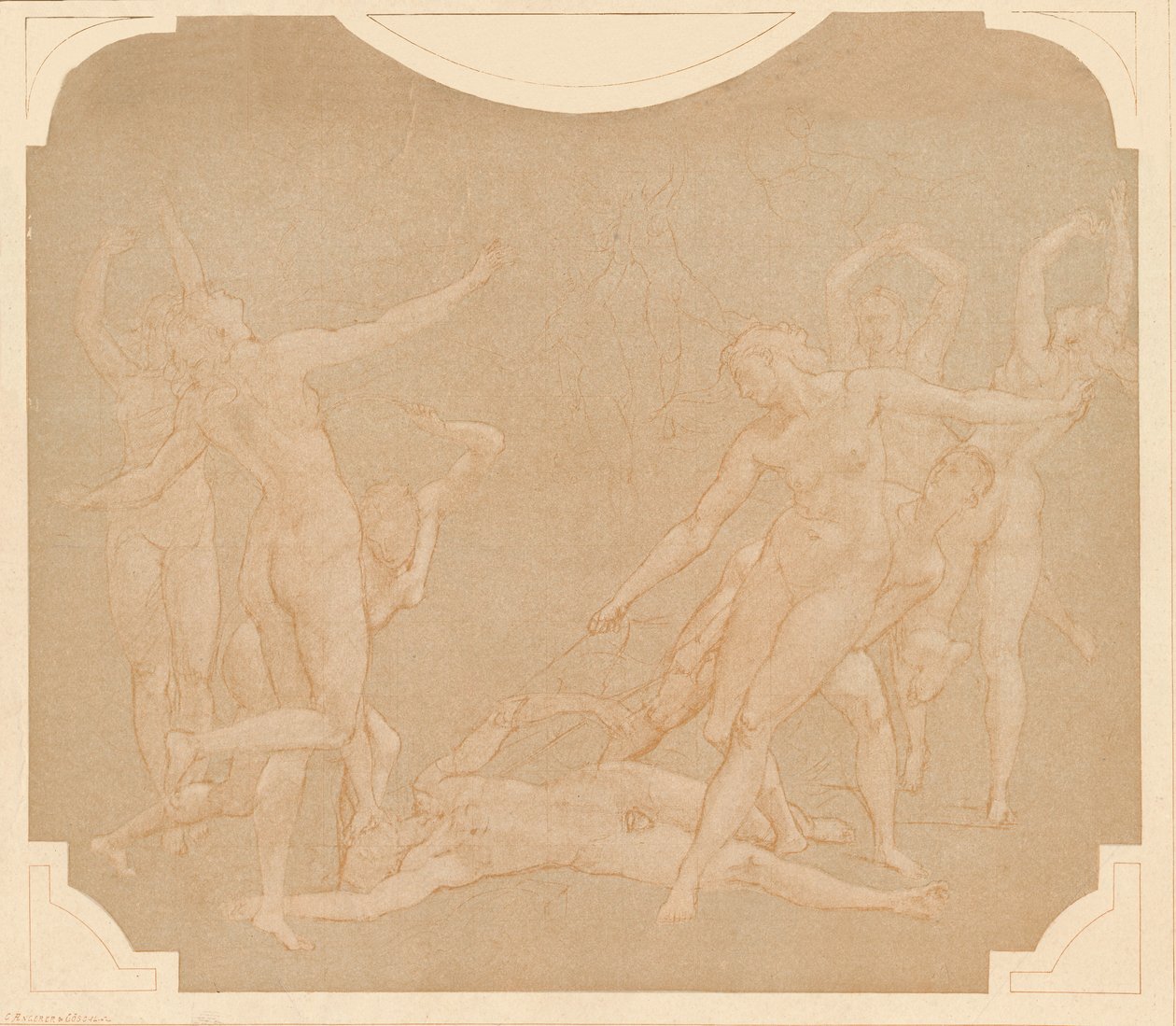 Studie, 1896 von PJA Bawdry