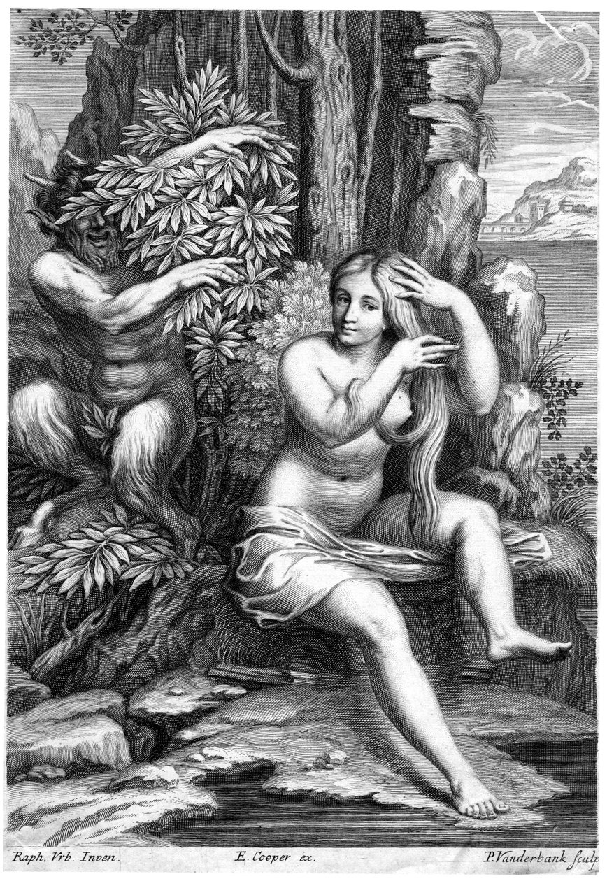 Pan und Syrinx von P Vanderbank