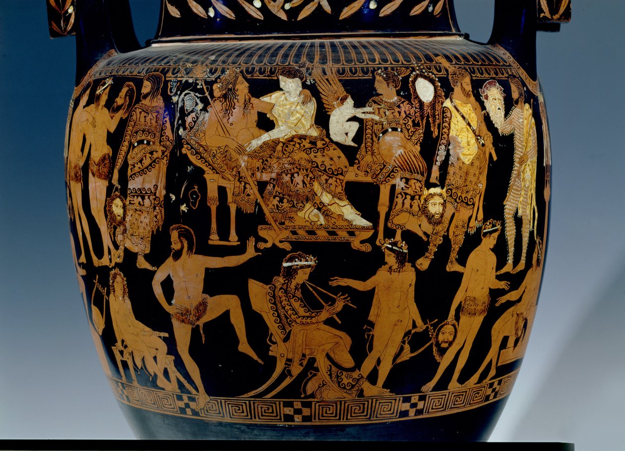 Attischer rotfiguriger Volutenkrater, (Detail) von Painter Pronomos