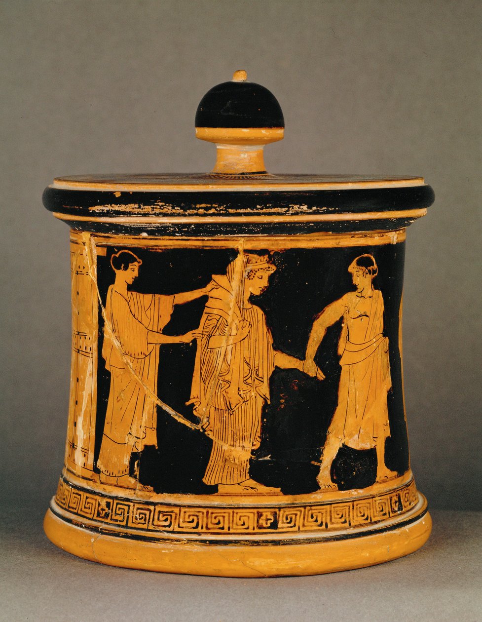 Hochzeitsszene - vielleicht die Hochzeit von Peleus und Thetis von Painter of the Wedding Procession