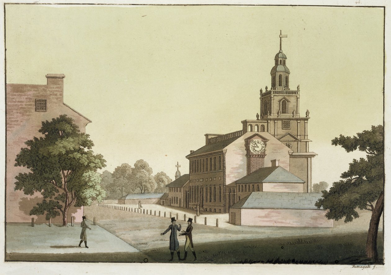 Independence Hall, Philadelphia, Pennsylvania, aus 