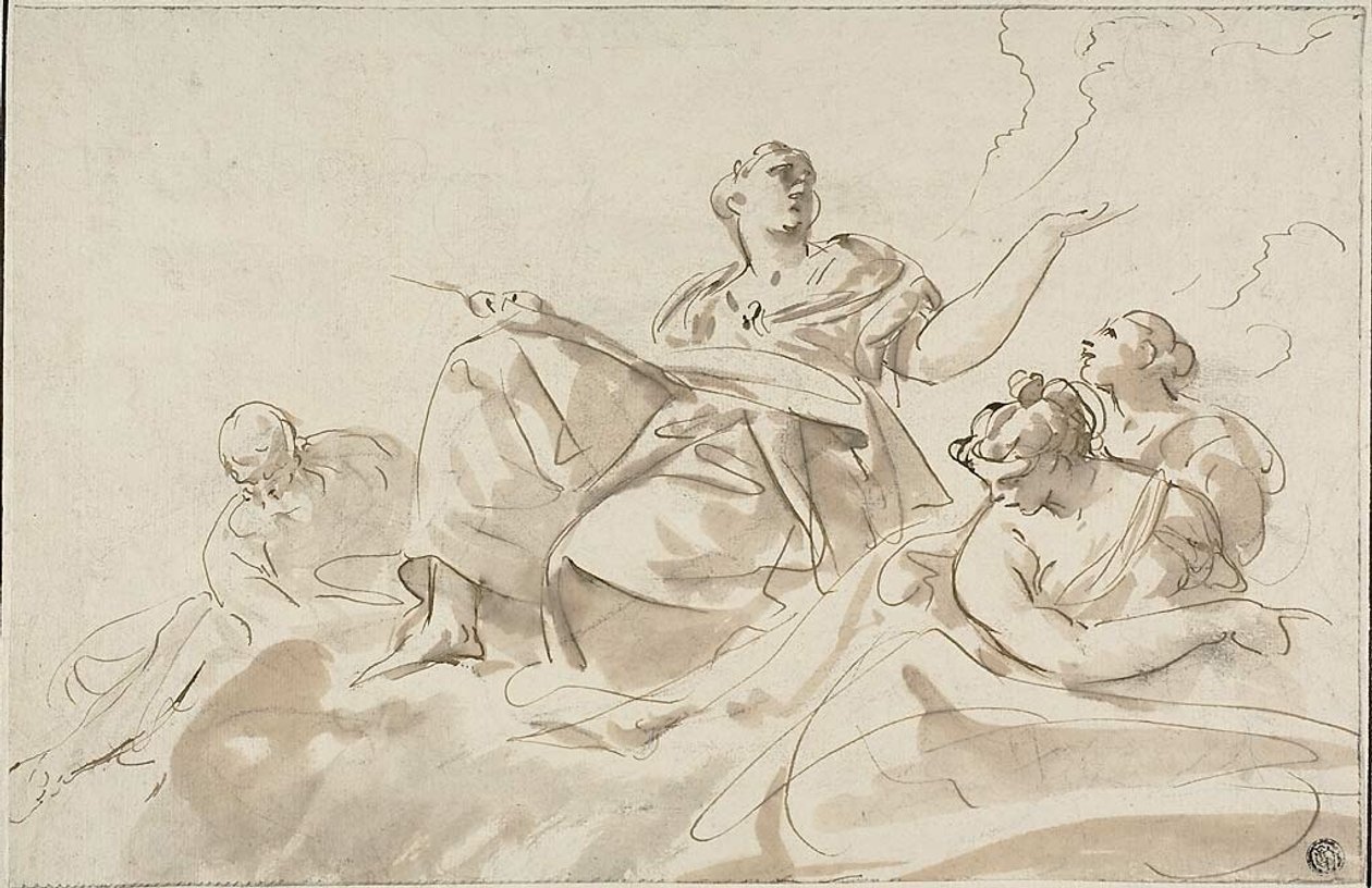 Allegorische Figuren von Paolo Pagani