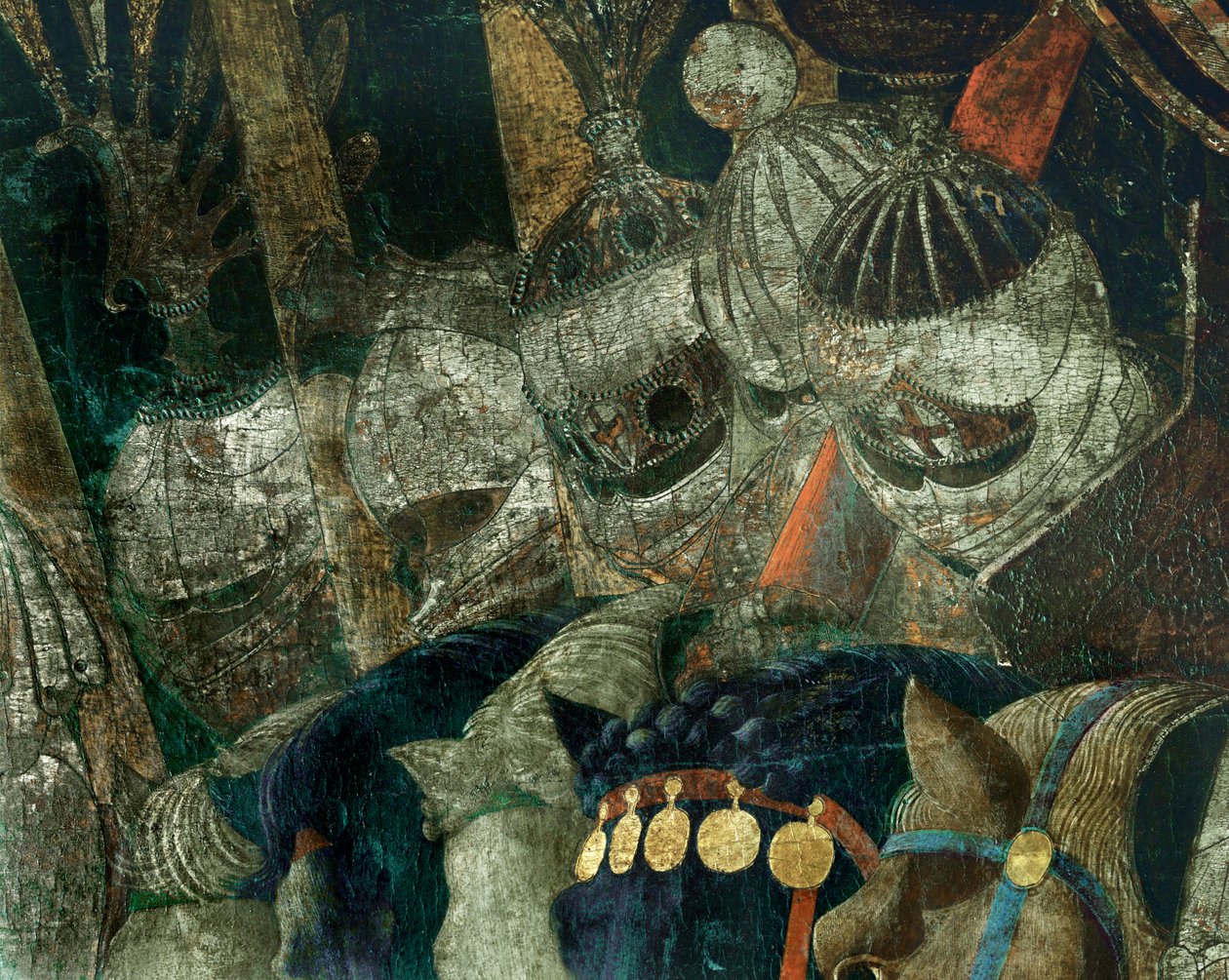 Die Schlacht von San Romano zwischen Florenz und Siena 1432 von Paolo Uccello