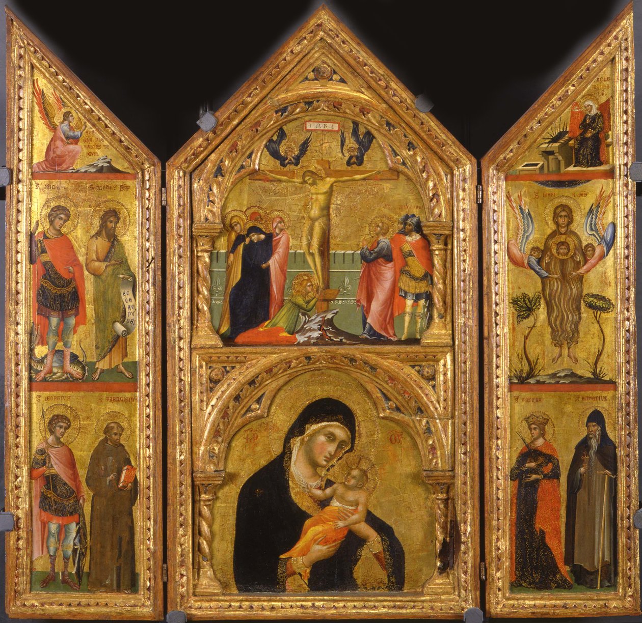 Tragbarer Altar, ca. 1335 von Paolo Veneziano