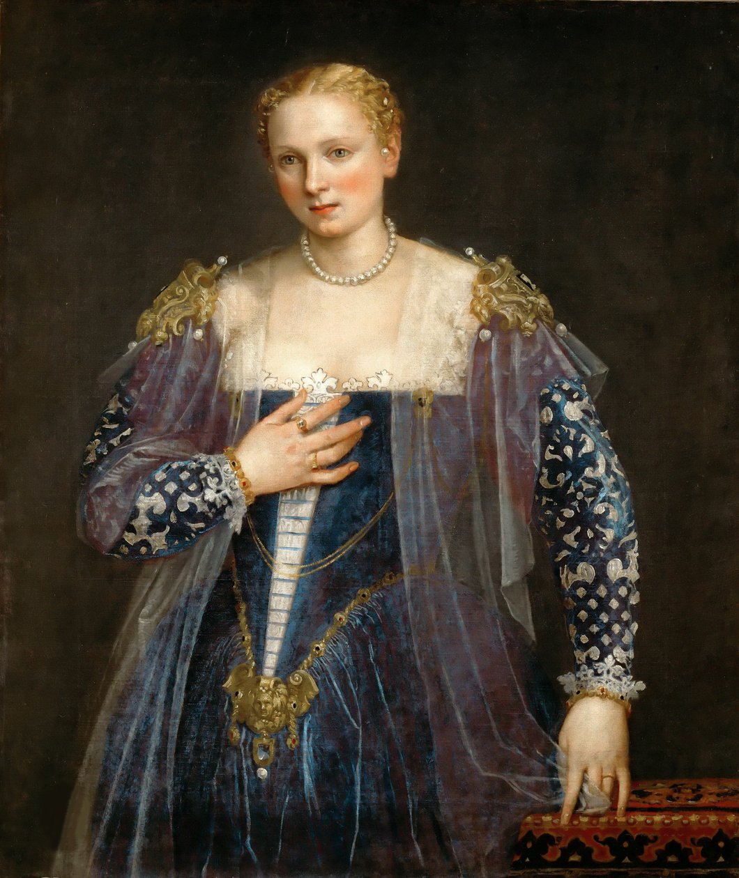 Porträt einer venezianischen Frau La Bella Nani, ca. 1560 von Paolo Veronese