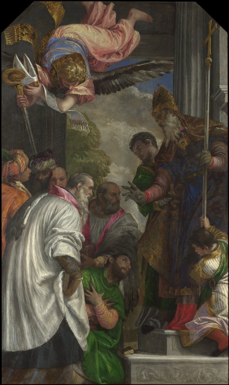 Die Weihe des Heiligen Nikolaus, 1562 von Paolo Veronese