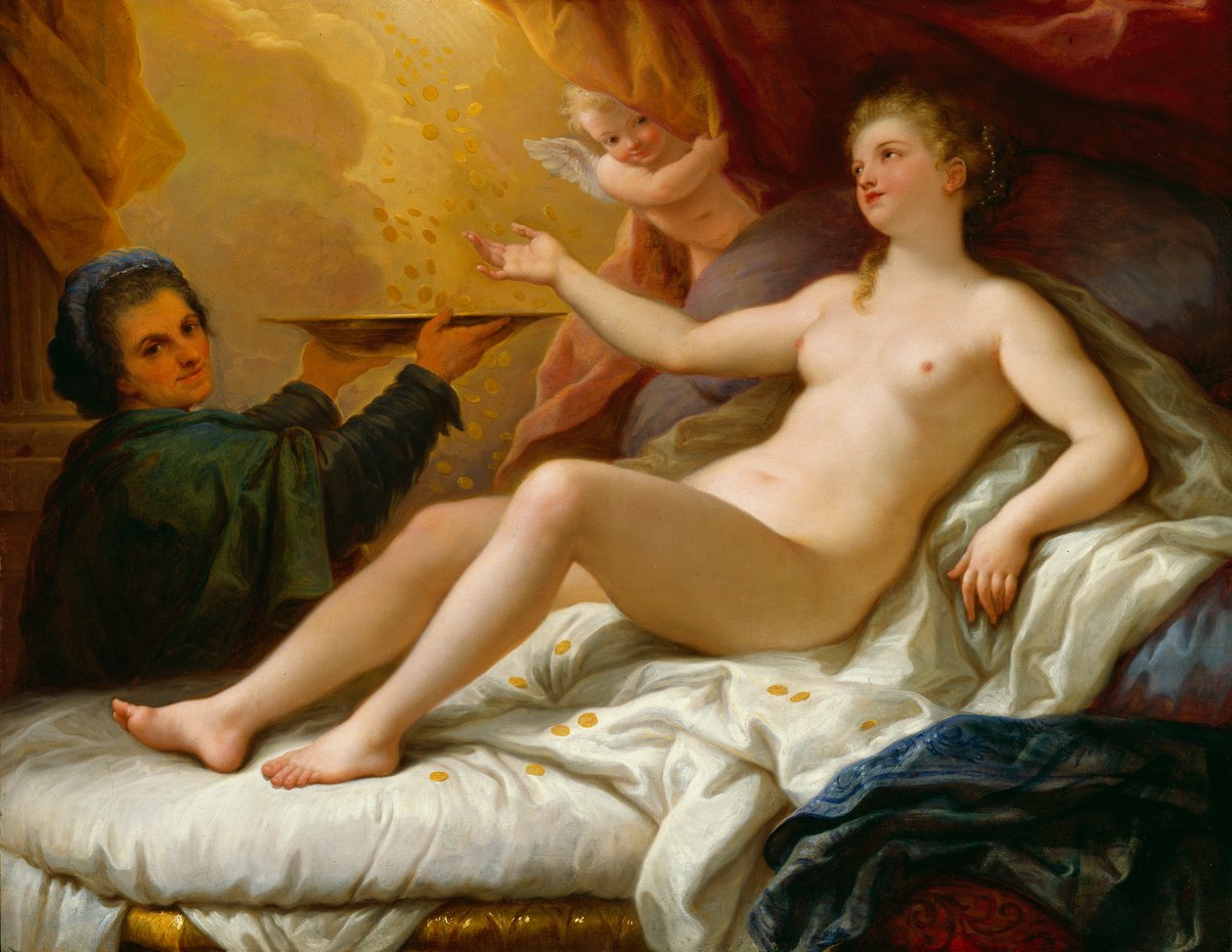 Danae, um 1705 von Paolo di Matteis