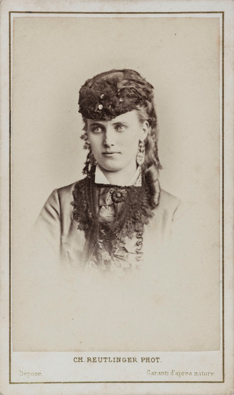 Porträt von Christine Nilsson 1843-1921 von Paris . Photo studio Reutlinger