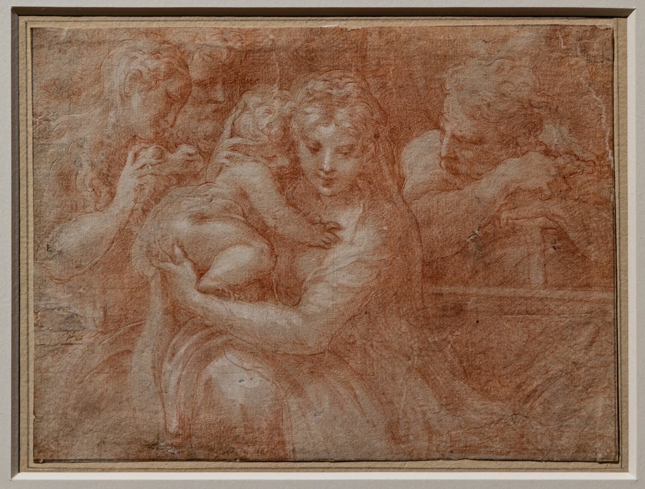 Heilige Familie mit zwei Heiligen von Parmigianino (1503 40)