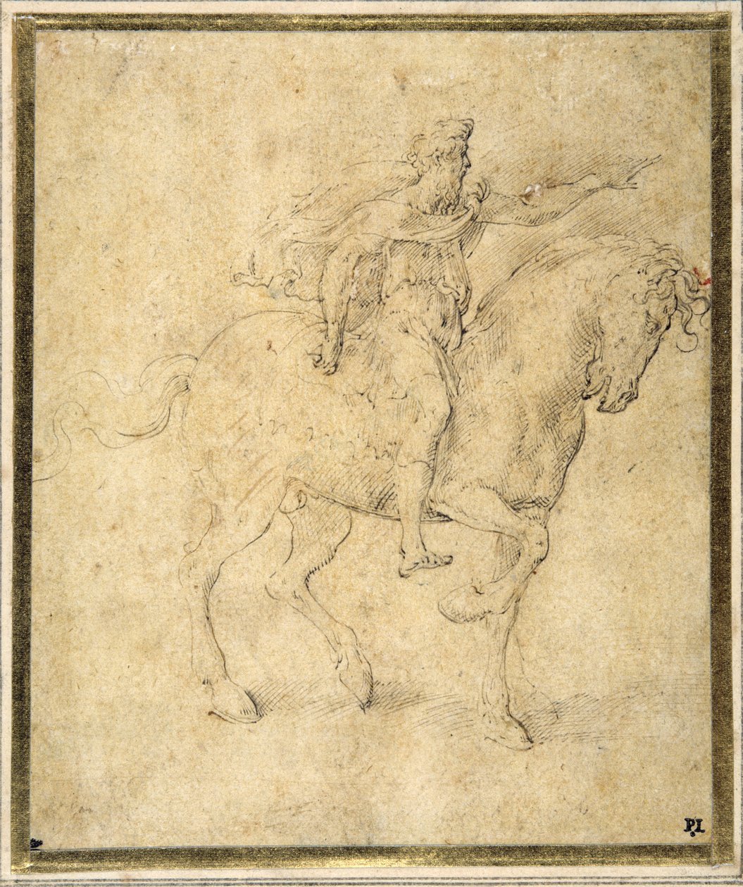 Reiterfigur von Parmigianino