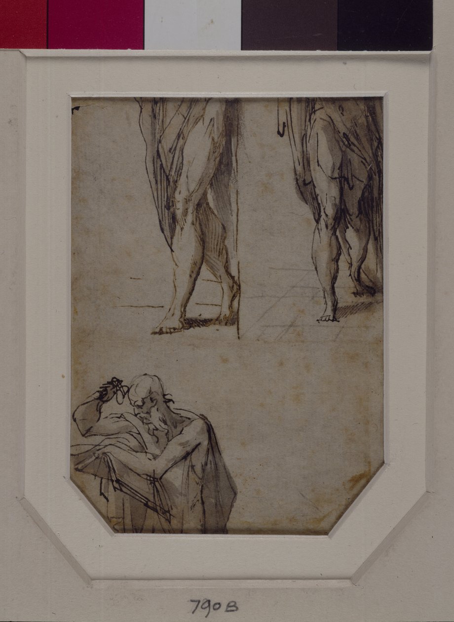 Studien von Männern von Parmigianino