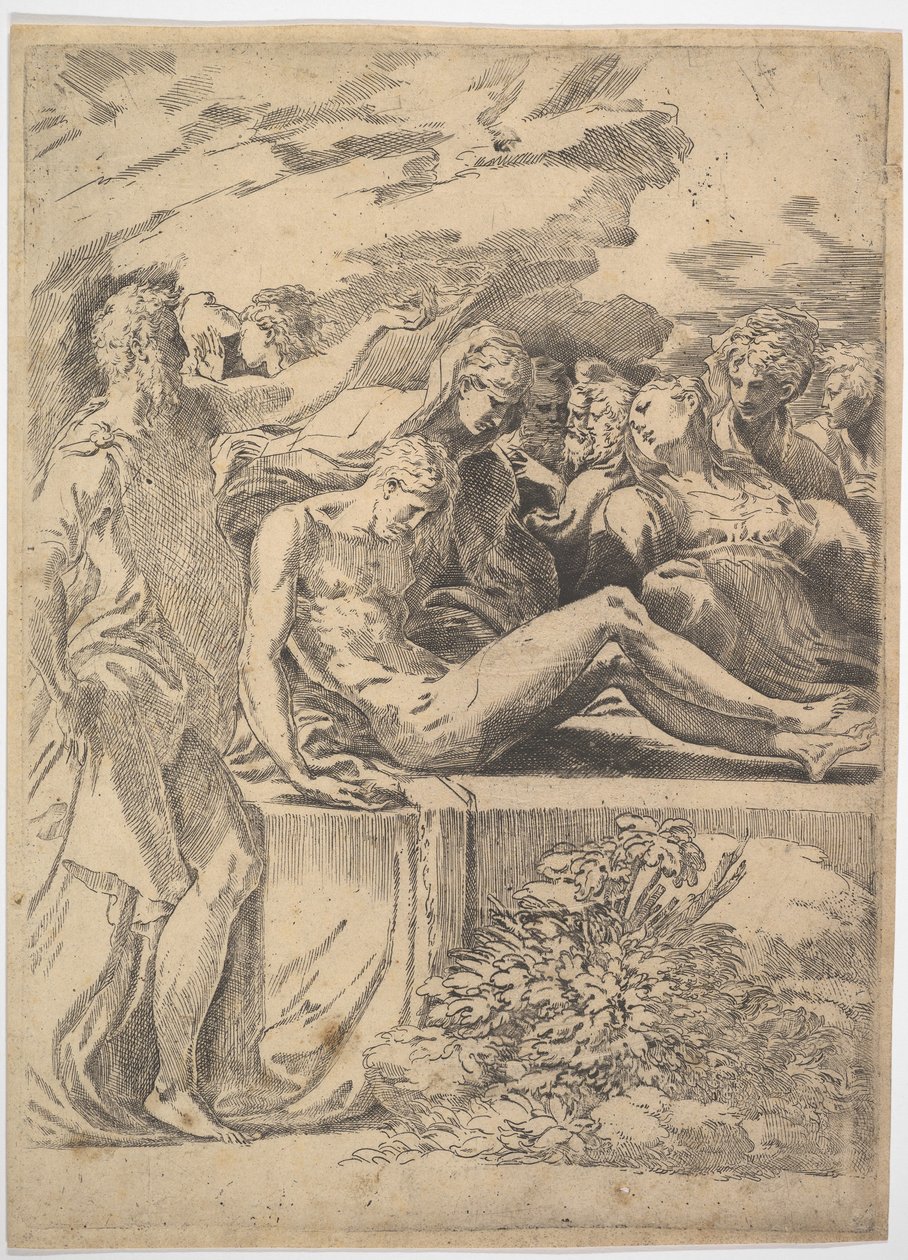 Begräbnis von Parmigianino