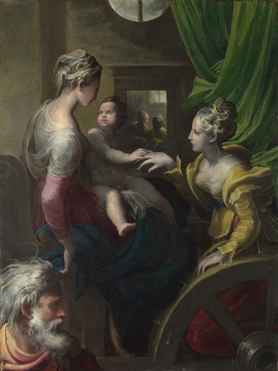 Die mystische Hochzeit der Heiligen Katharina, ca. 1527-1530 von Parmigianino