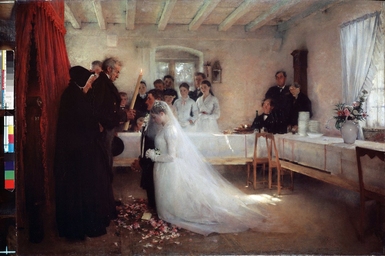Der Hochzeitssegen von Pascal Adolphe Jean Dagnan-Bouveret