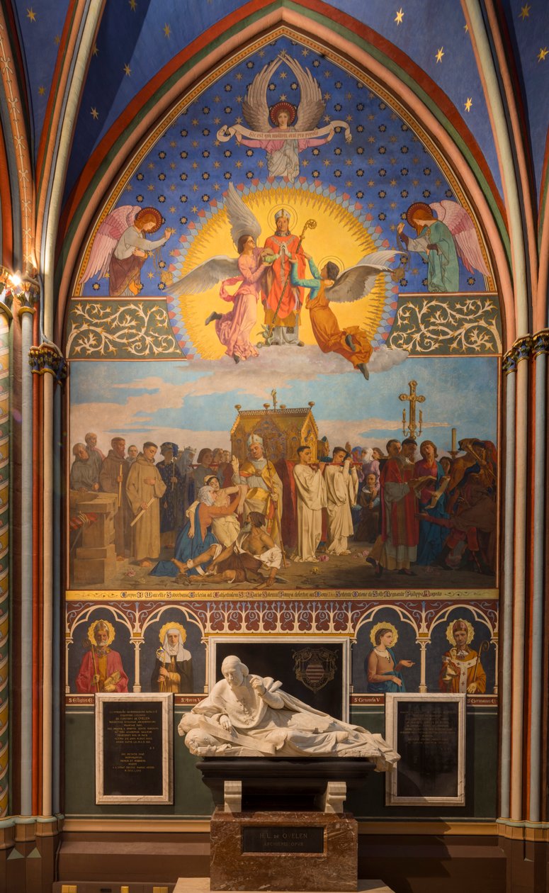 Innenraum von Notre Dame de Paris, 2024 von Pascal Lemaitre
