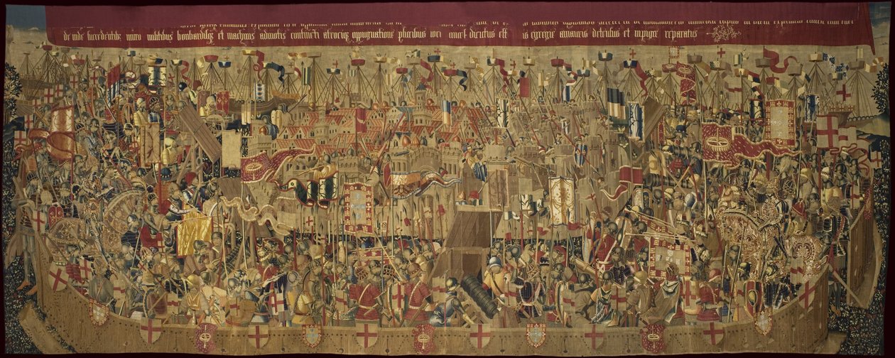 Die Pastrana-Teppiche, Herstellung von Tournai, wahrscheinlich aus der Werkstatt von Passchier Grenier, ca. 1471 - 1475 von Pasquier (workshop of) Grenier